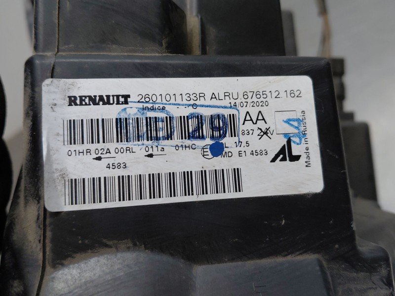 Recambio de faro derecho para dacia duster (hm_) 1.0 lpg (hmmt) referencia OEM IAM 26101133R  