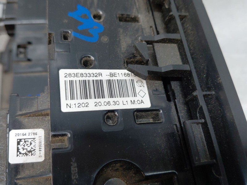 Recambio de mando climatizador para dacia duster (hm_) 1.0 lpg (hmmt) referencia OEM IAM 275105451R 283E83332R 