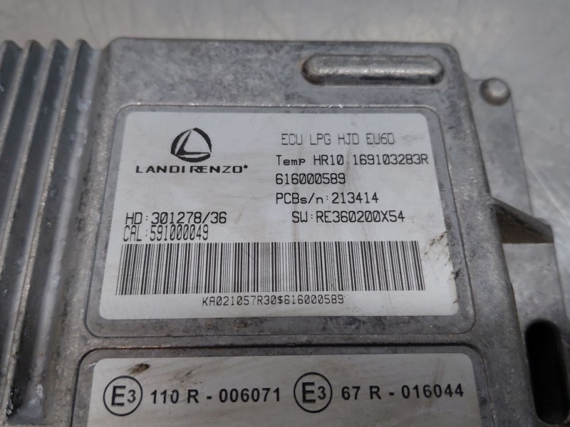 Recambio de centralita motor uce para dacia duster (hm_) 1.0 lpg (hmmt) referencia OEM IAM 169103283R  