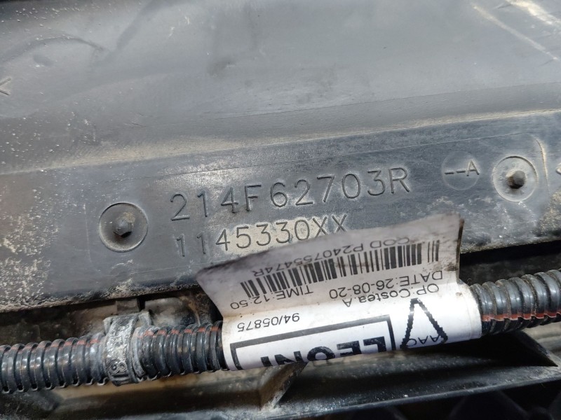 Recambio de rejilla aireadora para dacia duster (hm_) 1.0 lpg (hmmt) referencia OEM IAM 214F62703R  