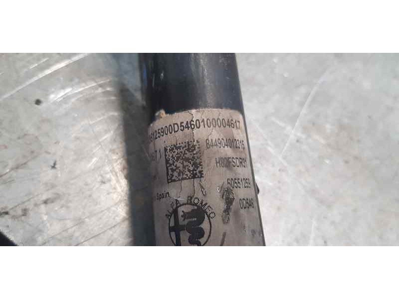 Recambio de amortiguador trasero izquierdo para alfa romeo stelvio (630) super q4 referencia OEM IAM 50551259  