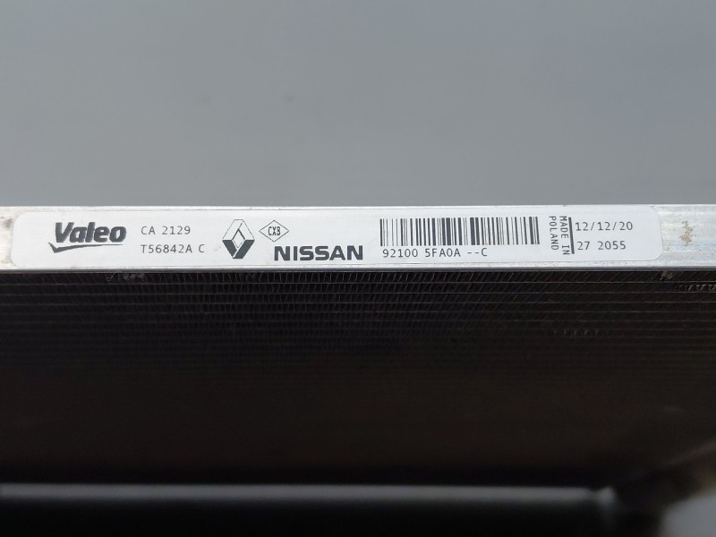 Recambio de condensador / radiador aire acondicionado para nissan micra v (k14) acenta referencia OEM IAM 921005FA0A  