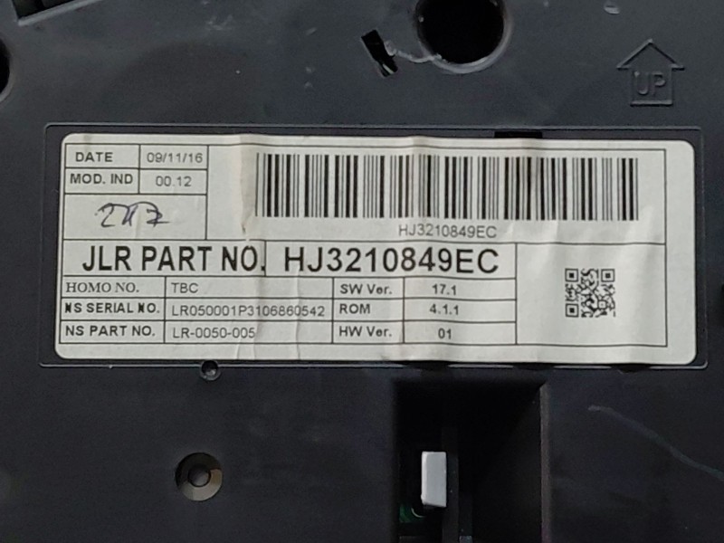 Recambio de cuadro instrumentos para land rover range rover evoque (l538) 2.0 d 4x4 referencia OEM IAM   