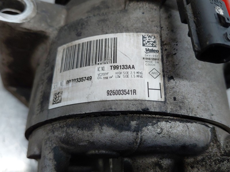 Recambio de compresor aire acondicionado para dacia duster (hm_) 1.0 lpg (hmmt) referencia OEM IAM 926003541R  