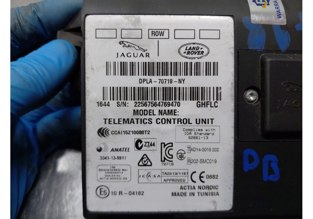 Recambio de modulo electronico para land rover range rover evoque (l538) 2.0 d 4x4 referencia OEM IAM   