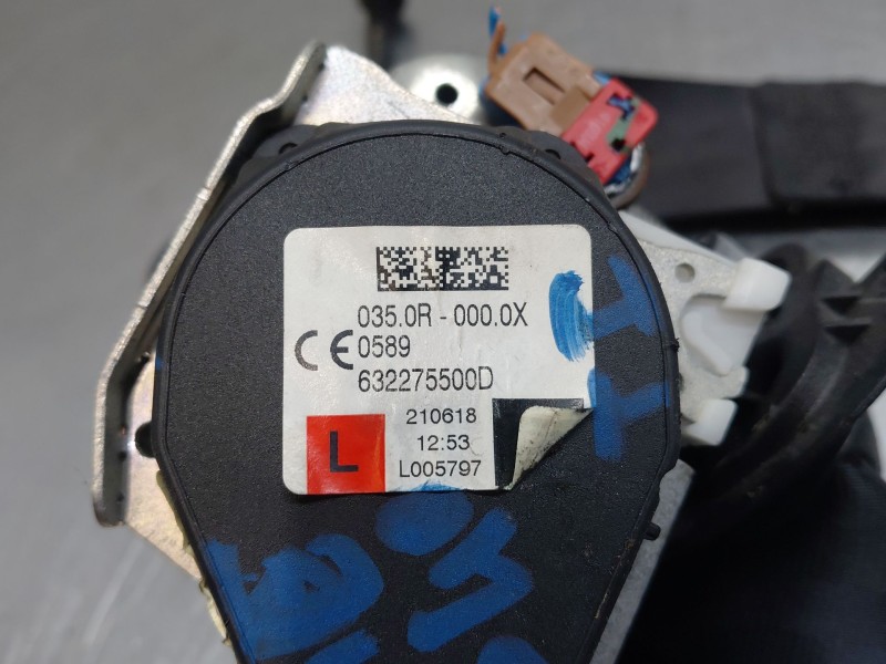 Recambio de cinturon seguridad trasero izquierdo para renault scenic iv intens referencia OEM IAM 888414701R  