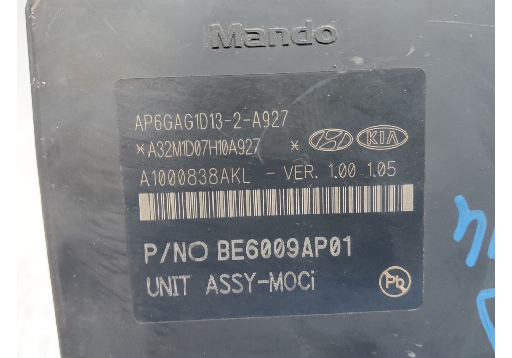 Recambio de abs para kia sportage eco dynamic referencia OEM IAM 58920F1560  