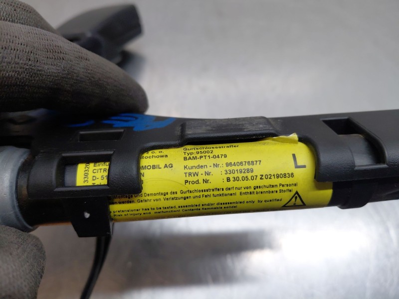 Recambio de pretensor airbag izquierdo para citroën c3 pluriel (hb_) 1.4 referencia OEM IAM   