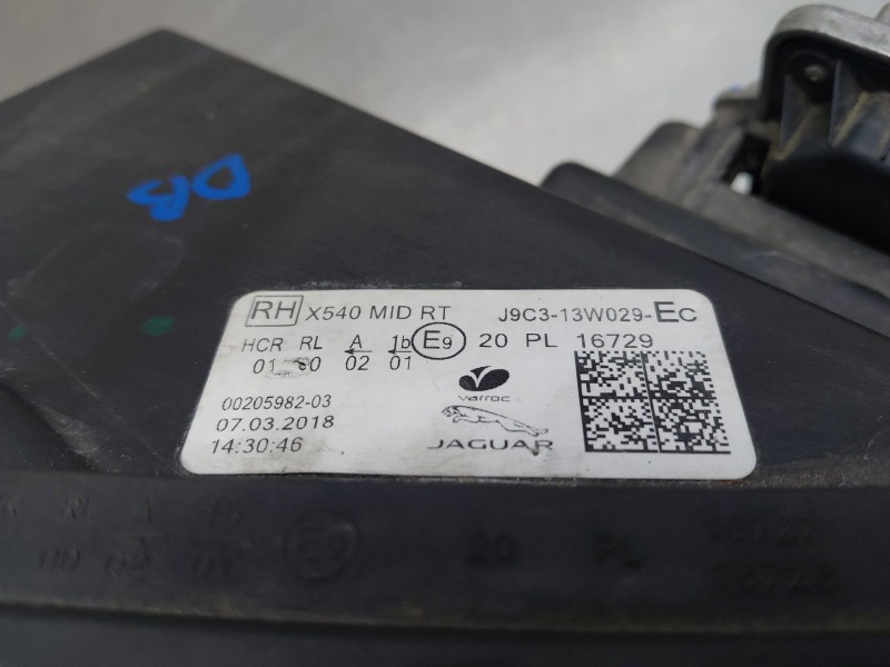 Recambio de faro derecho para jaguar e-pace (x540) 2.0 d150 awd referencia OEM IAM   