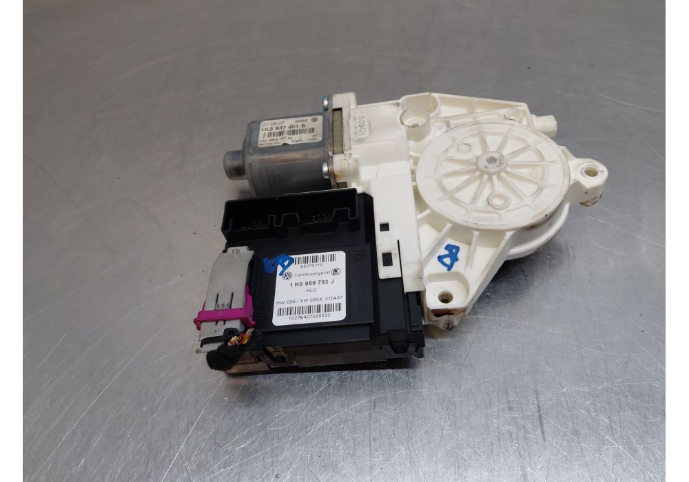 Recambio de motor elevalunas delantero izquierdo para volkswagen golf v (1k1) 1.6 referencia OEM IAM 1K0959701NZ5Z 1K0959793J 