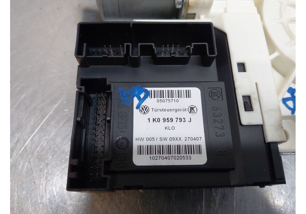 Recambio de motor elevalunas delantero izquierdo para volkswagen golf v (1k1) 1.6 referencia OEM IAM 1K0959701NZ5Z 1K0959793J 