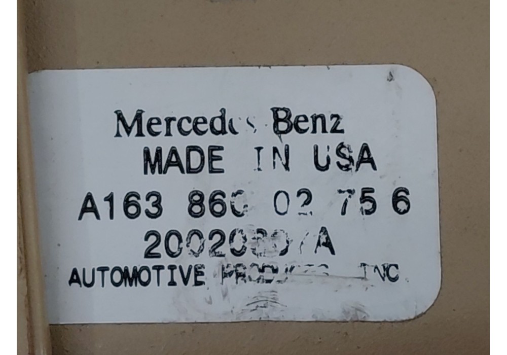 Recambio de bandeja trasera para mercedes-benz clase m (w163) ml 400 cdi (163.128) referencia OEM IAM A1638600275  