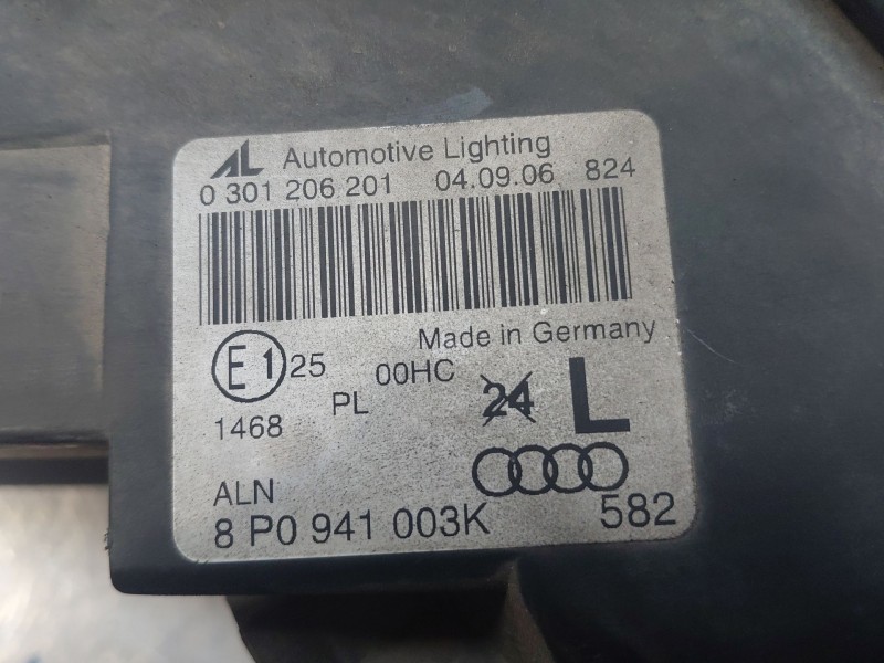 Recambio de faro izquierdo para audi a3 sportback (8pa) 1.9 tdi referencia OEM IAM 8P0941003K  