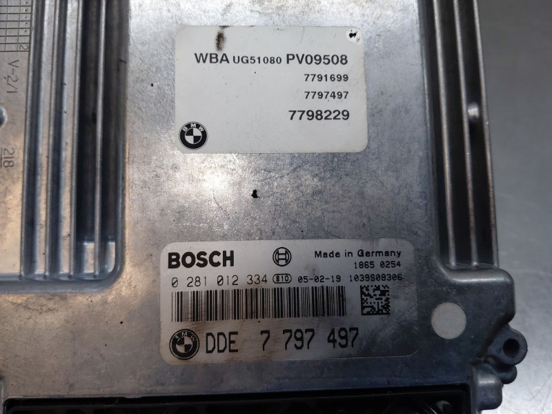 Recambio de centralita motor uce para bmw 1 (e87) 120 d referencia OEM IAM 0281012334  
