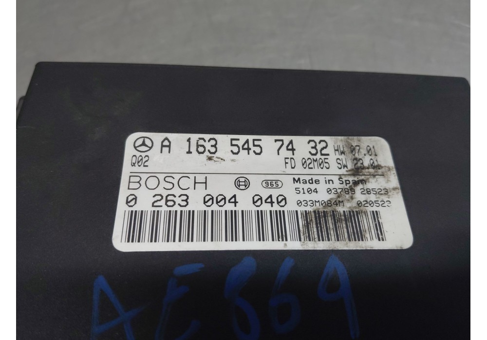 Recambio de modulo electronico para mercedes-benz clase m (w163) ml 400 cdi (163.128) referencia OEM IAM A1635457432  