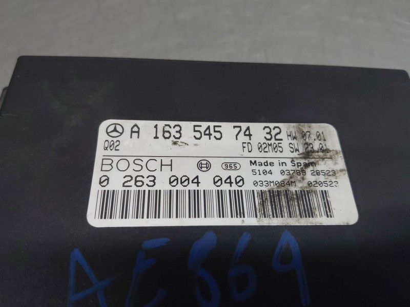 Recambio de modulo electronico para mercedes-benz clase m (w163) ml 400 cdi (163.128) referencia OEM IAM A1635457432  
