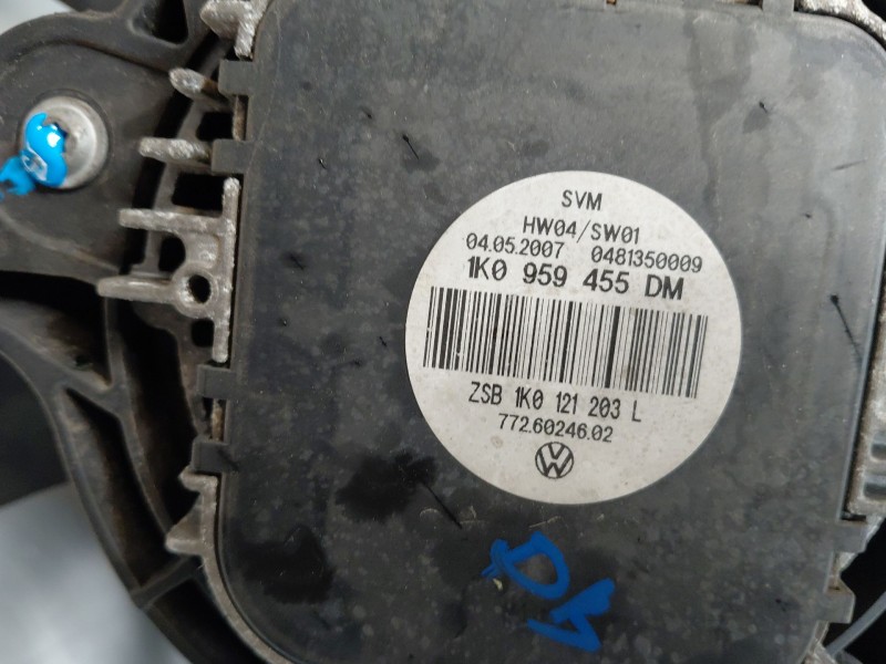 Recambio de electroventilador para volkswagen golf v (1k1) 1.6 referencia OEM IAM 1K0959455EF 1K0121203L 