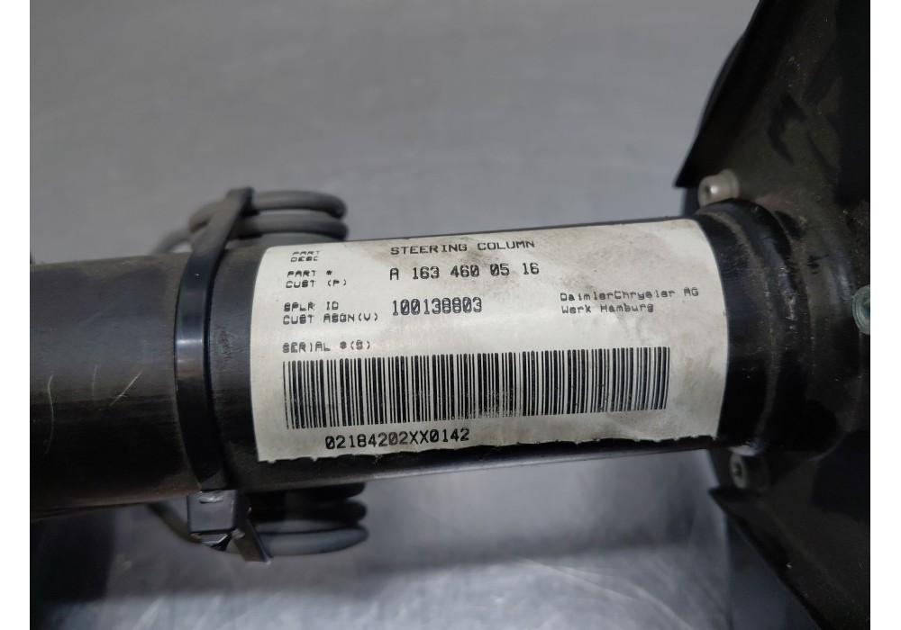 Recambio de columna direccion para mercedes-benz clase m (w163) ml 400 cdi (163.128) referencia OEM IAM A1634600516  