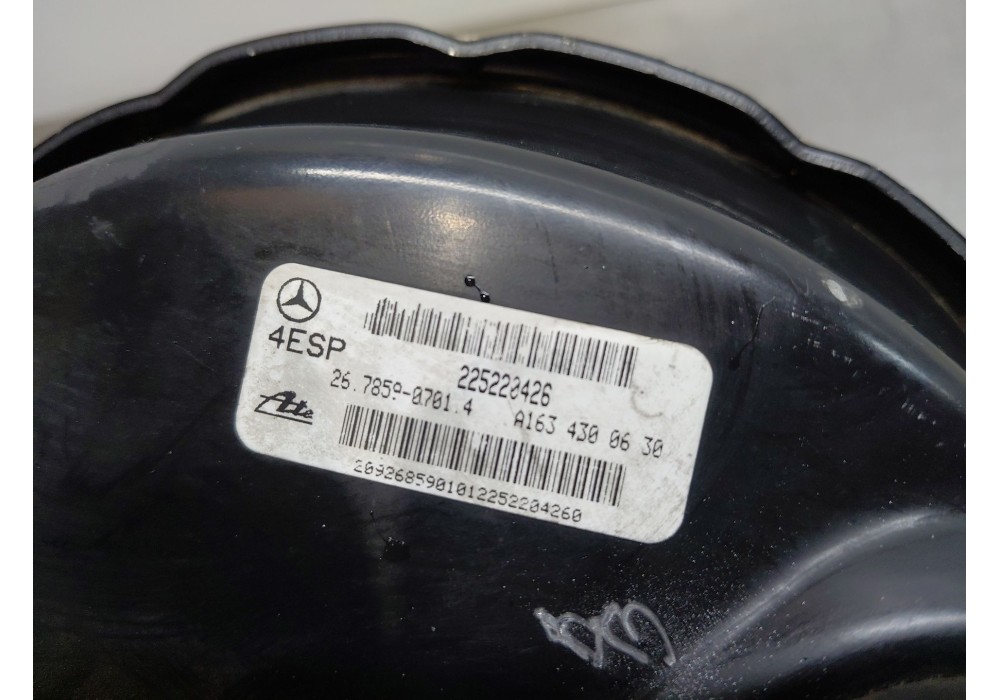 Recambio de servofreno para mercedes-benz clase m (w163) ml 400 cdi (163.128) referencia OEM IAM A0014300708 A1634300630 