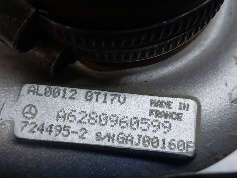 Recambio de turbocompresor para mercedes-benz clase m (w163) ml 400 cdi (163.128) referencia OEM IAM A6280960599  