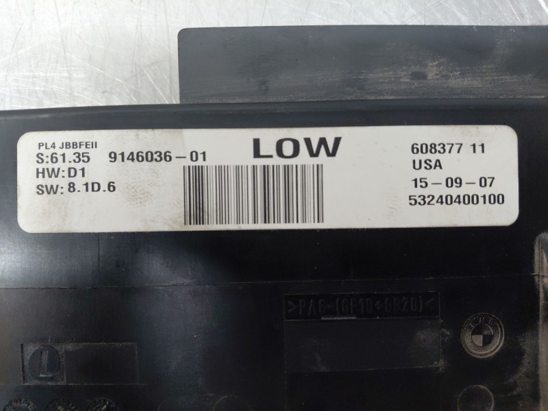 Recambio de modulo confort para bmw x5 (e70) xdrive referencia OEM IAM 6135914603601 61359146036 