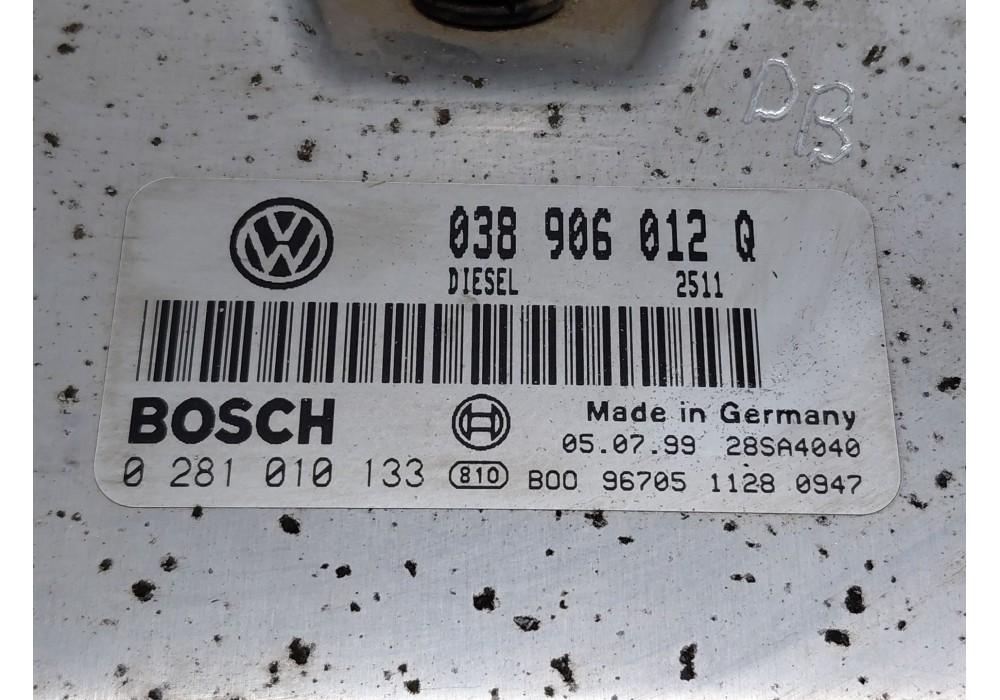 Recambio de centralita motor uce para volkswagen new beetle (9c1, 1c1) 1.9 tdi referencia OEM IAM 038906012Q  