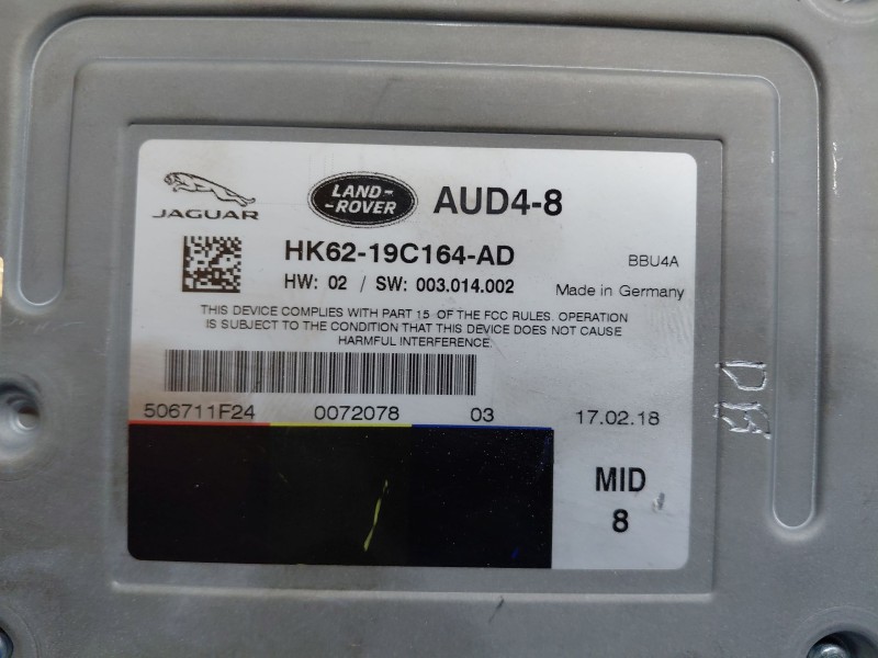 Recambio de modulo electronico para jaguar e-pace (x540) 2.0 d150 awd referencia OEM IAM HK6219C164AD  