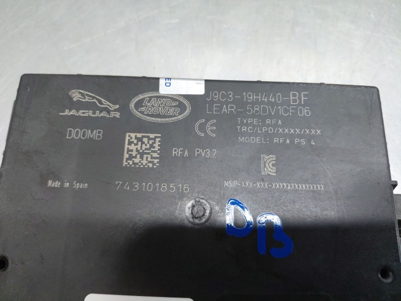 Recambio de modulo electronico para jaguar e-pace (x540) 2.0 d150 awd referencia OEM IAM J9C319H440BF  