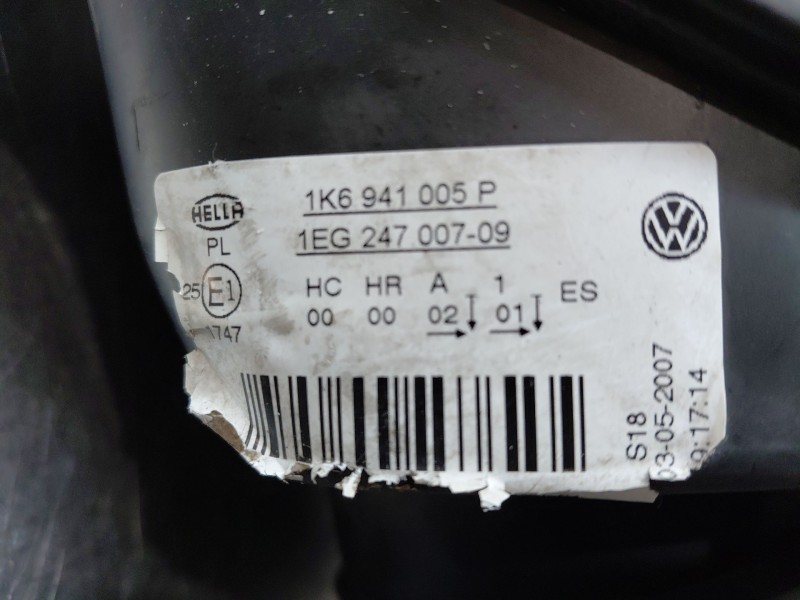 Recambio de faro izquierdo para volkswagen golf v (1k1) 1.6 referencia OEM IAM 1K6941005P  