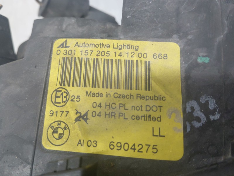 Recambio de faro izquierdo para bmw 3 coupé (e46) 318 ci referencia OEM IAM 63126904275  