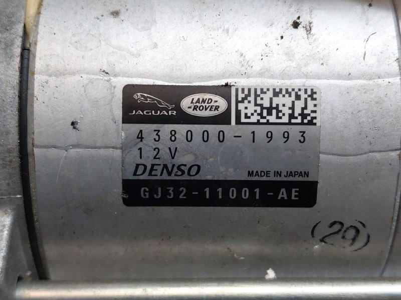 Recambio de motor arranque para jaguar e-pace (x540) 2.0 d150 awd referencia OEM IAM J9C1876 GJ3211001AE 