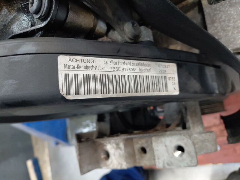 Recambio de motor completo para volkswagen golf v (1k1) 1.6 referencia OEM IAM BSE  