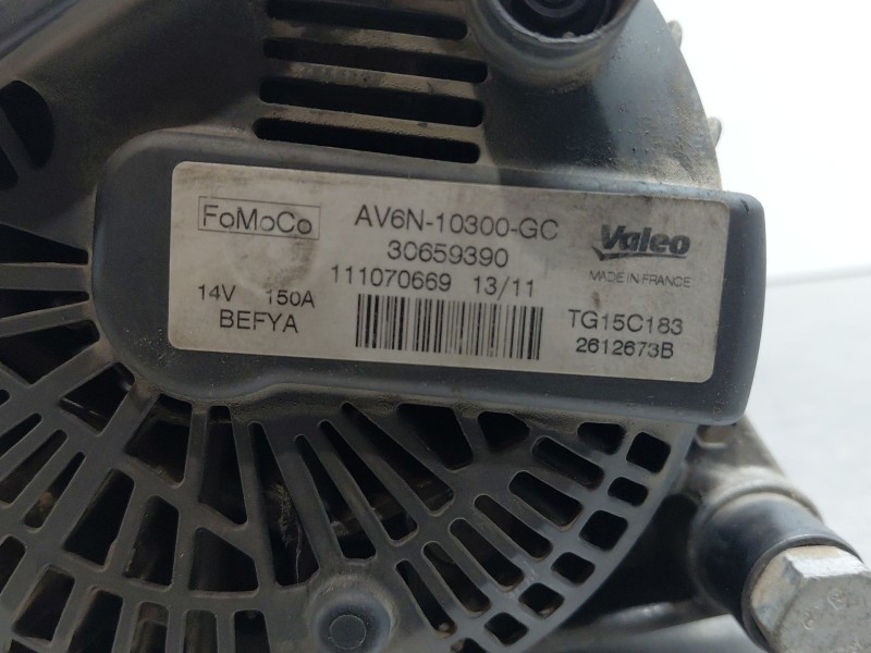 Recambio de alternador para ford focus iii 1.6 tdci referencia OEM IAM 1857696 AV6N10300GC 