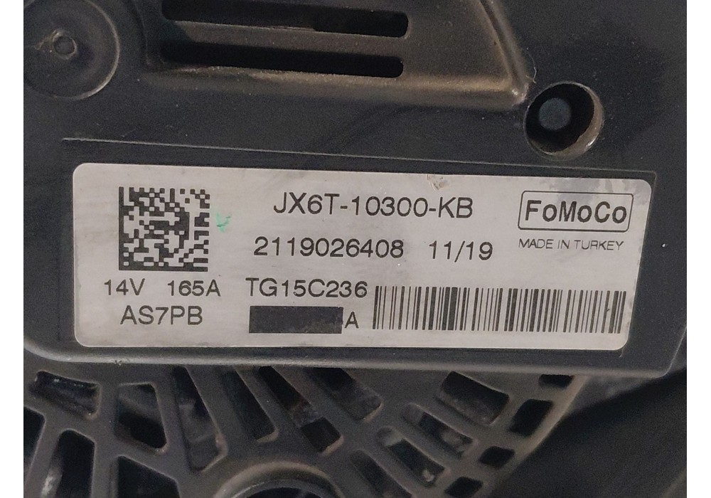 Recambio de alternador para ford focus iv turnier (hp) 1.5 ecoblue referencia OEM IAM 2647764 JX6T10300KB 