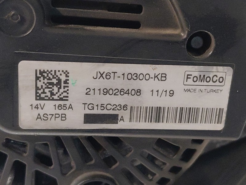 Recambio de alternador para ford focus iv turnier (hp) 1.5 ecoblue referencia OEM IAM 2647764 JX6T10300KB 