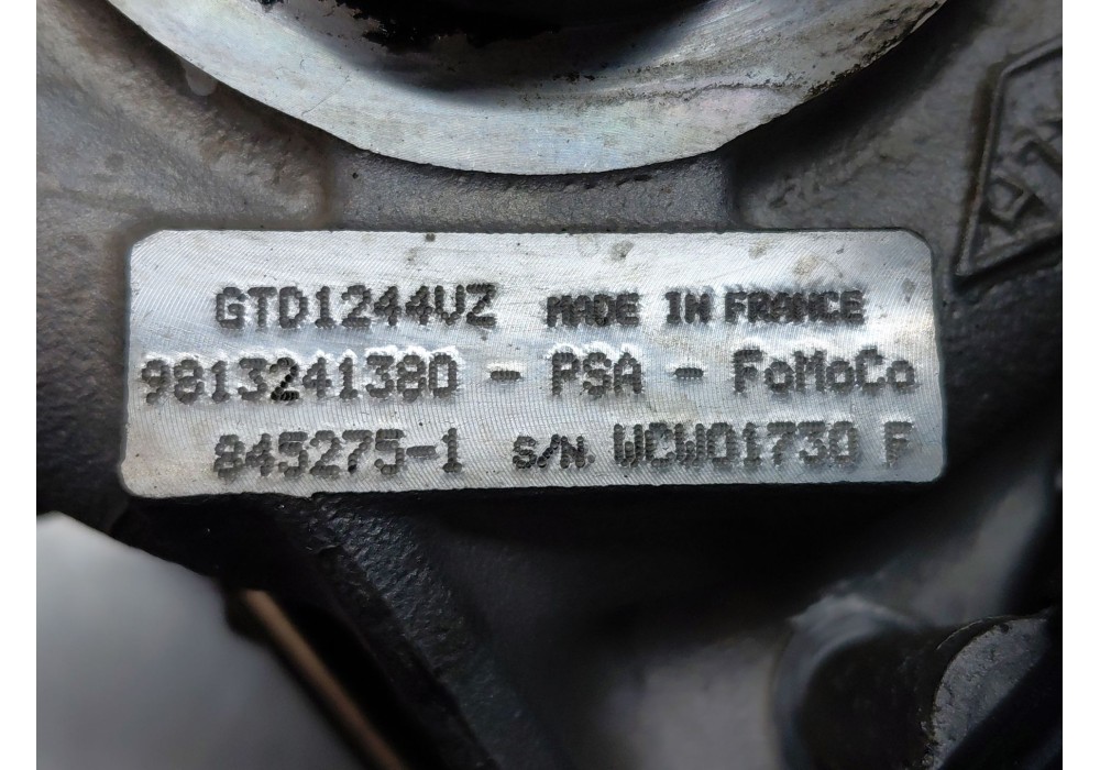 Recambio de turbocompresor para ford focus iv turnier (hp) 1.5 ecoblue referencia OEM IAM 2790622 9813241380 