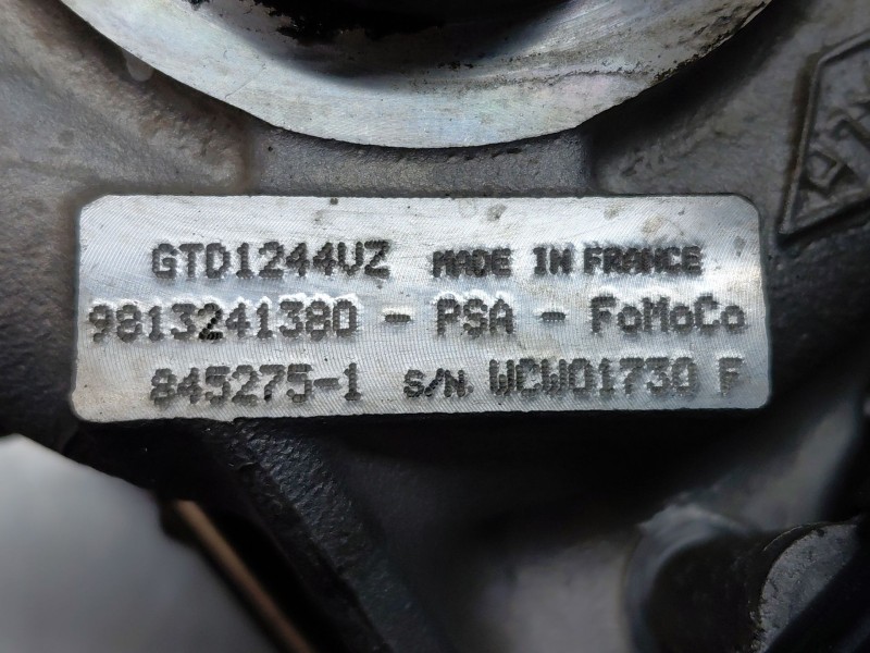 Recambio de turbocompresor para ford focus iv turnier (hp) 1.5 ecoblue referencia OEM IAM 2790622 9813241380 