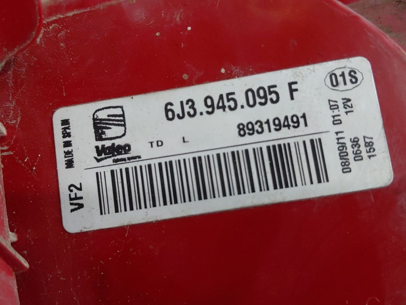 Recambio de piloto trasero izquierdo para seat ibiza iv (6j5, 6p1) 1.6 tdi referencia OEM IAM   