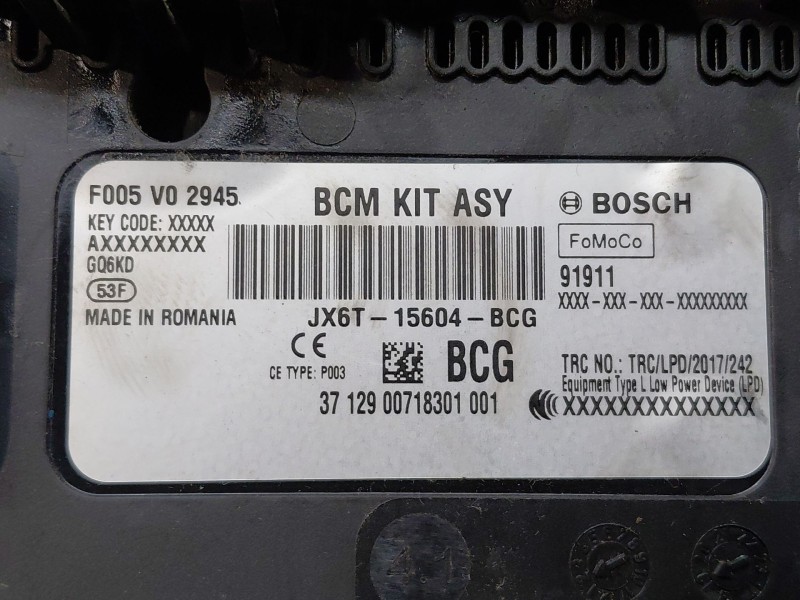 Recambio de modulo confort para ford focus iv turnier (hp) 1.5 ecoblue referencia OEM IAM   