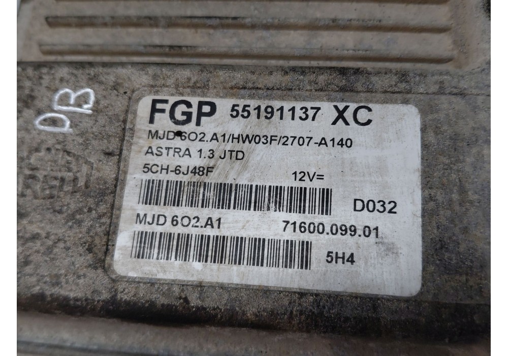 Recambio de centralita motor uce para opel astra h gtc (a04) 1.3 cdti (l08) referencia OEM IAM   
