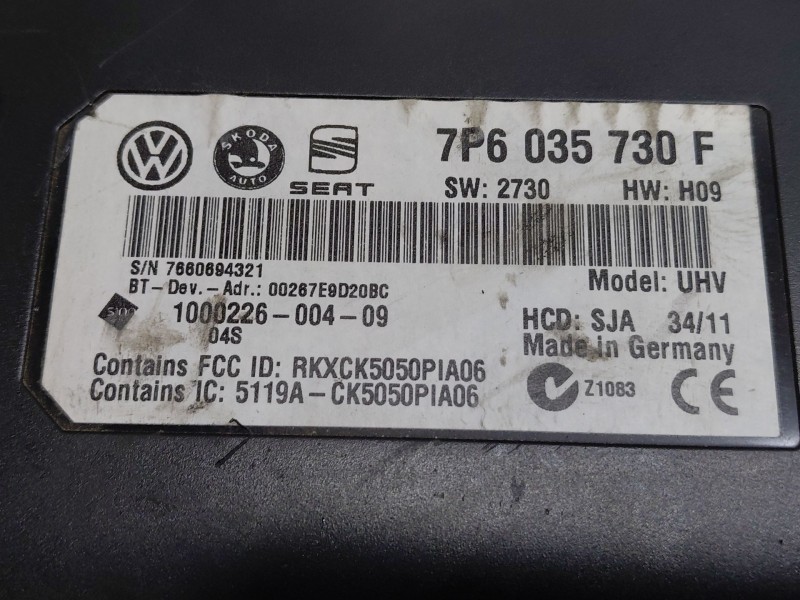 Recambio de modulo electronico para seat ibiza iv (6j5, 6p1) 1.6 tdi referencia OEM IAM   