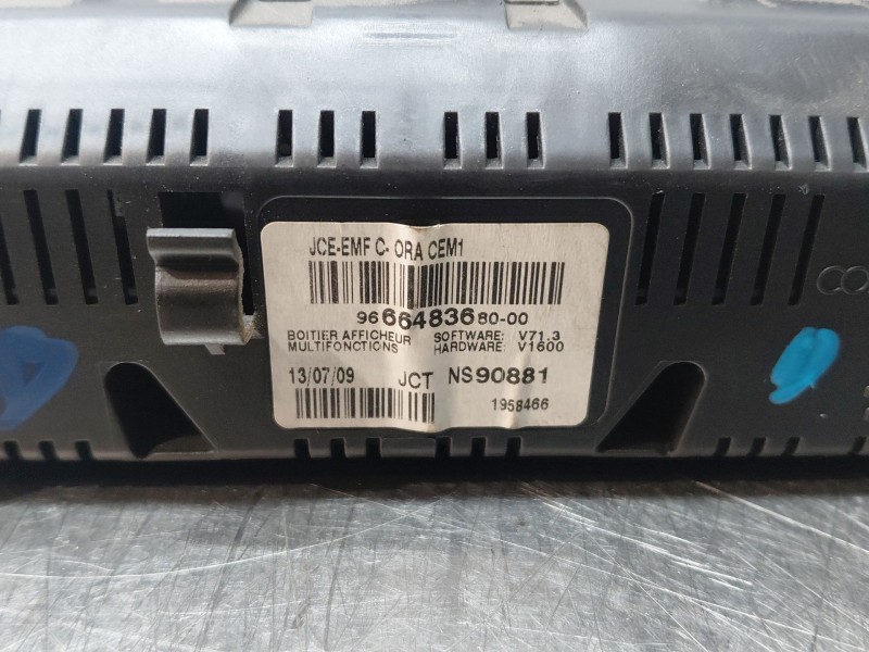 Recambio de pantalla multifuncion para peugeot 308 sw i (4e_, 4h_) 1.6 hdi referencia OEM IAM   