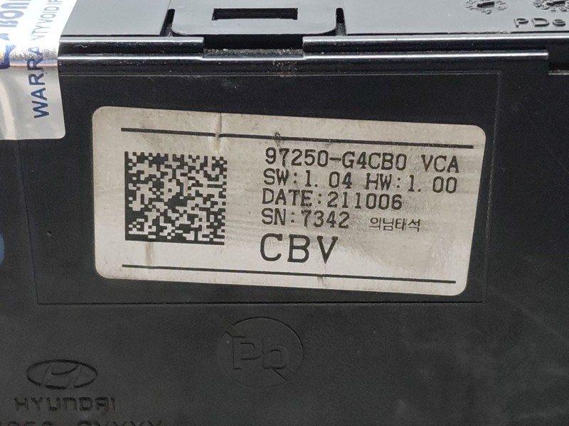 Recambio de mando climatizador para hyundai i30 (pd) style referencia OEM IAM   