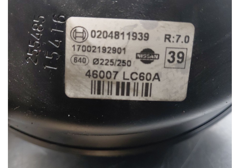 Recambio de servofreno para nissan nt400 cabstar (f24m) 28.12, 32.12, 35.12 (f91an) referencia OEM IAM   