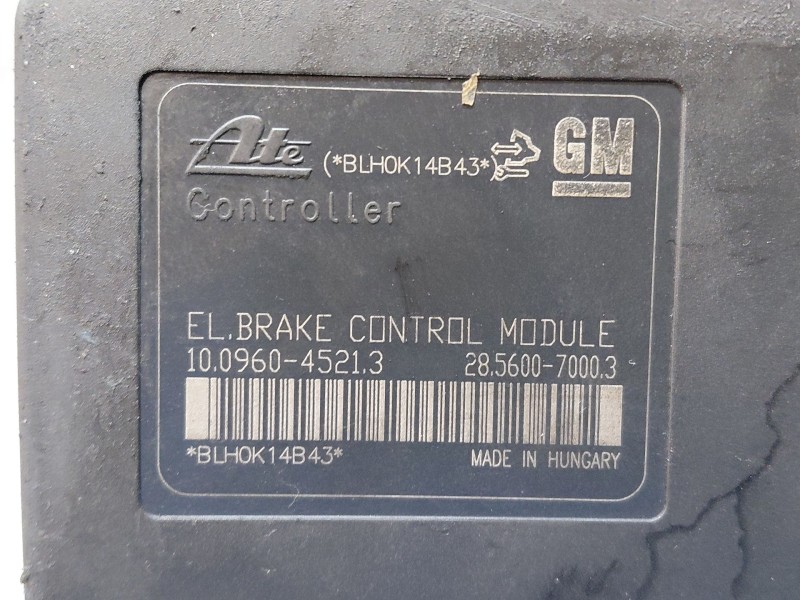 Recambio de abs para opel astra j (p10) 1.7 cdti (68) referencia OEM IAM 13344014 13347807 