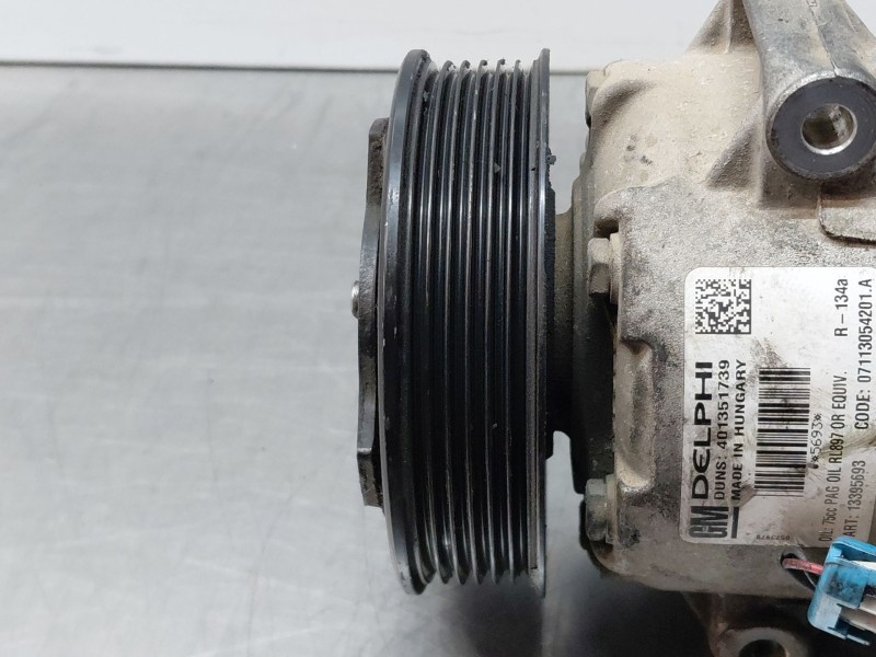 Recambio de compresor aire acondicionado para opel astra j (p10) 1.7 cdti (68) referencia OEM IAM 13395693  