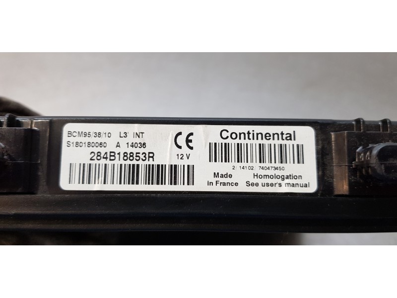 Recambio de modulo electronico para renault scenic iii limited referencia OEM IAM 284B18853R  