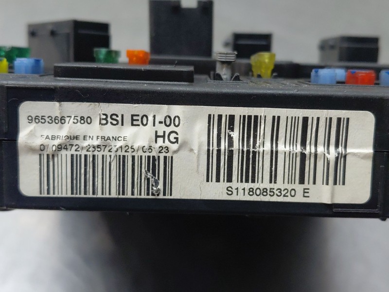 Recambio de caja reles / fusibles para citroën xsara picasso (n68) 1.6 hdi referencia OEM IAM 9653667580  