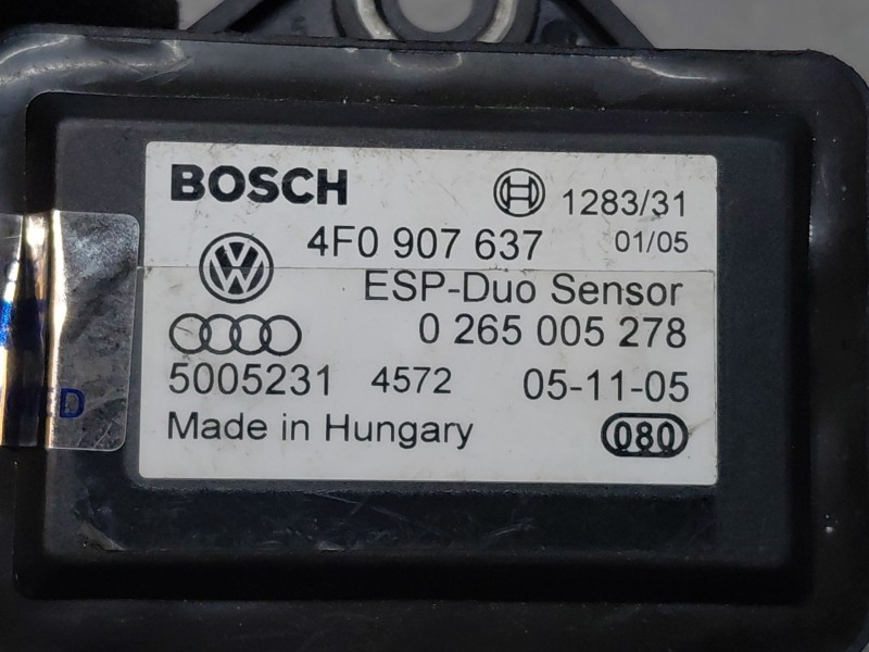 Recambio de sensor para audi a4 avant (8e) confort referencia OEM IAM 4F0907637  