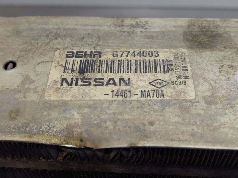 Recambio de intercooler para nissan nt400 cabstar (f24m) 28.12, 32.12, 35.12 (f91an) referencia OEM IAM 14461MA70A  